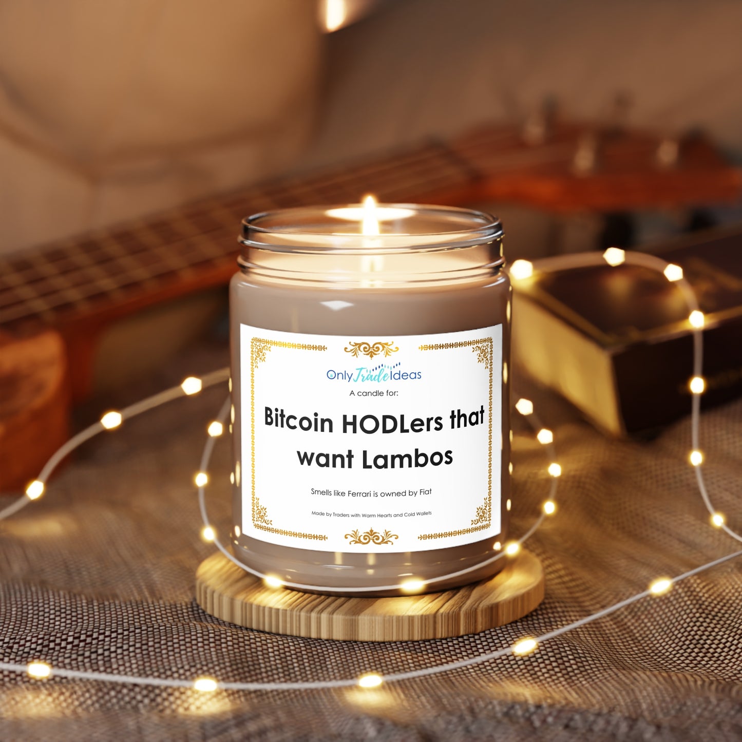 BTC HODLers want Lambos Style Scented Candles, 9oz