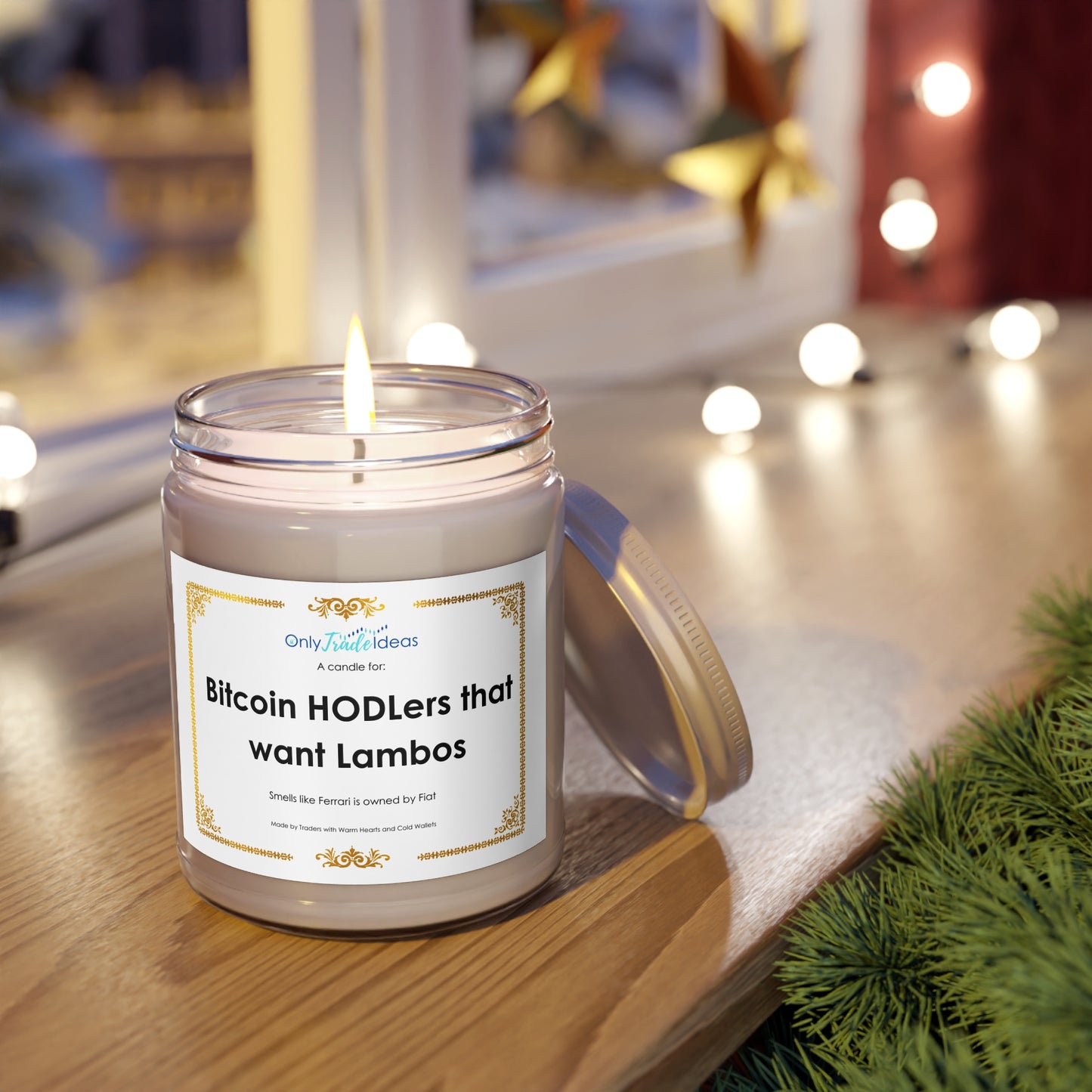 BTC HODLers want Lambos Style Scented Candles, 9oz