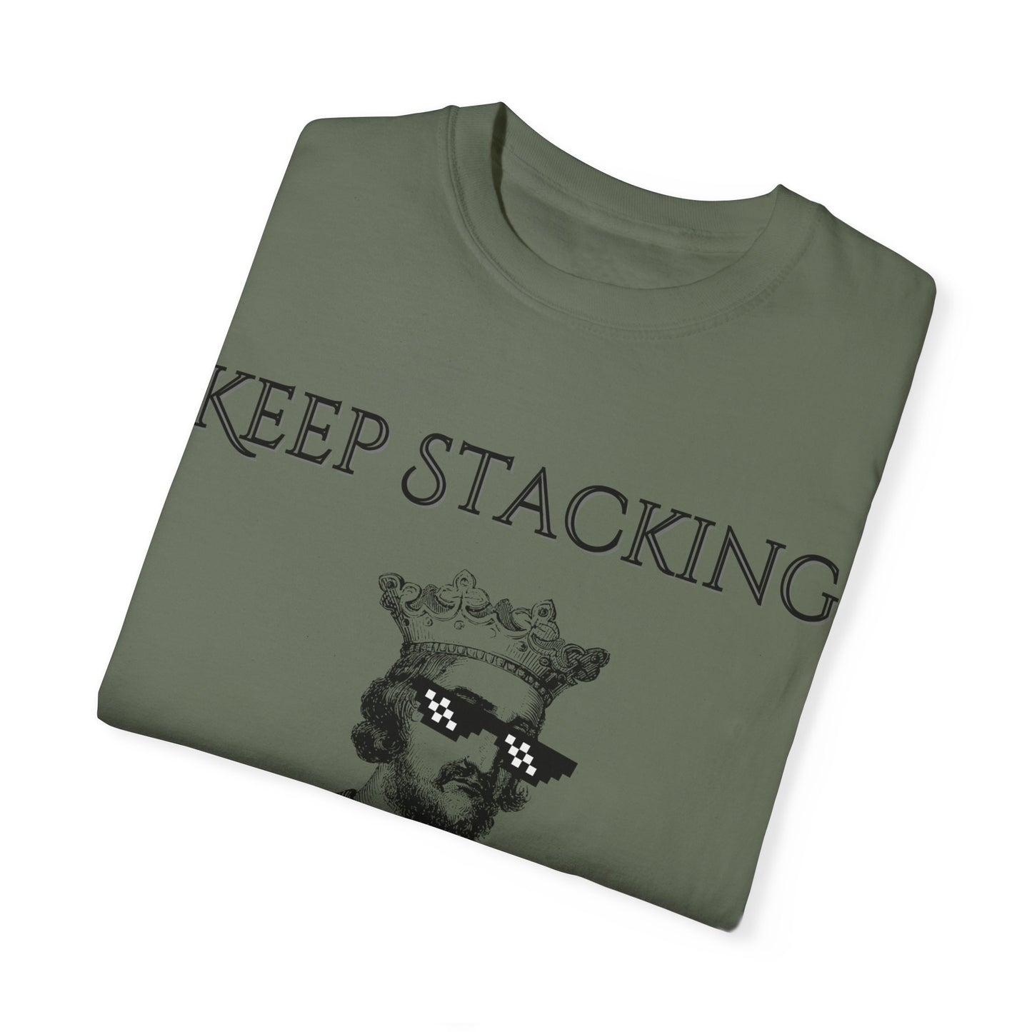 King Henry III Silver Stacker Unisex Garment-Dyed T-shirt