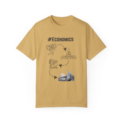#Economics Garment-Dyed T-shirt