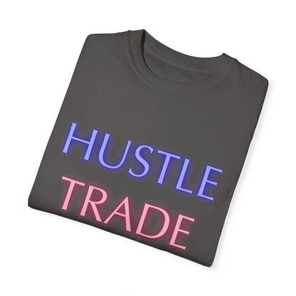 Hustle Trade Repeat Unisex Garment-Dyed T-shirt