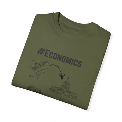 #Economics Garment-Dyed T-shirt