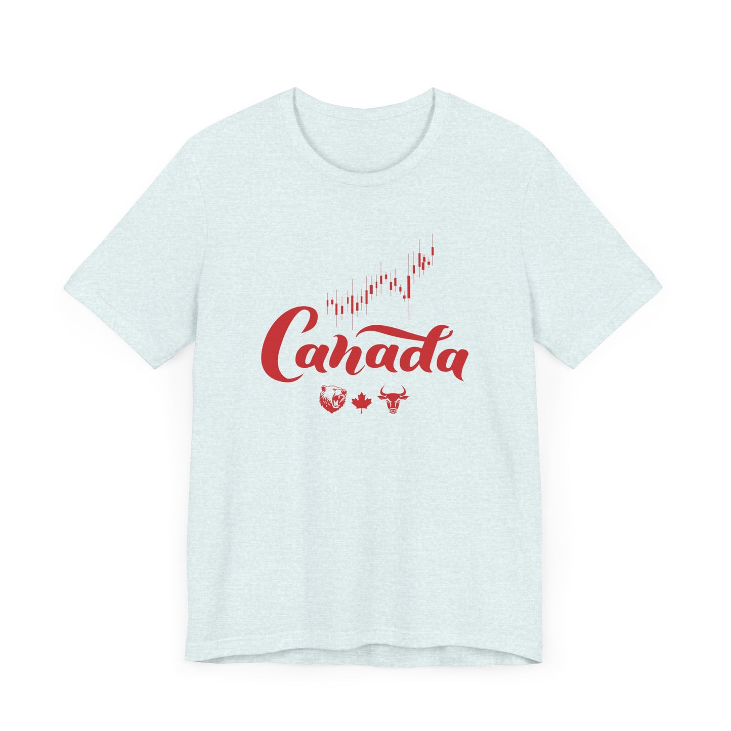 Bear Maple Bull Canada Unisex Jersey Short Sleeve Tee