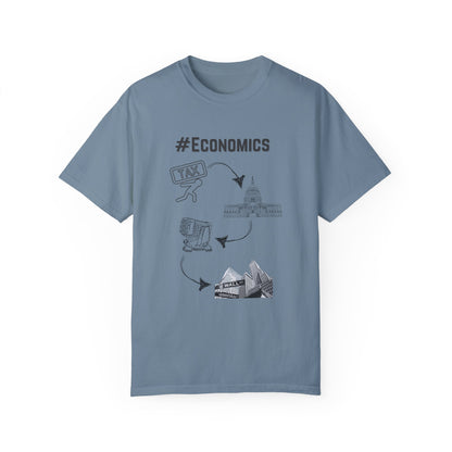 #Economics Garment-Dyed T-shirt