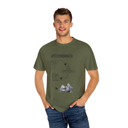 #Economics Garment-Dyed T-shirt