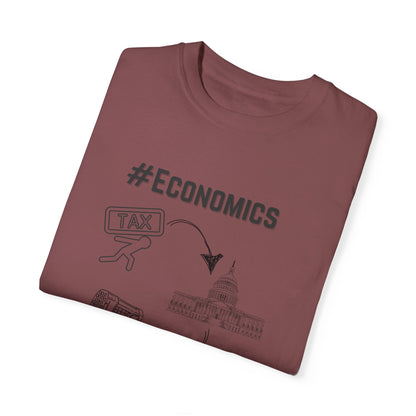 #Economics Garment-Dyed T-shirt