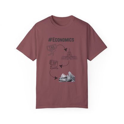 #Economics Garment-Dyed T-shirt