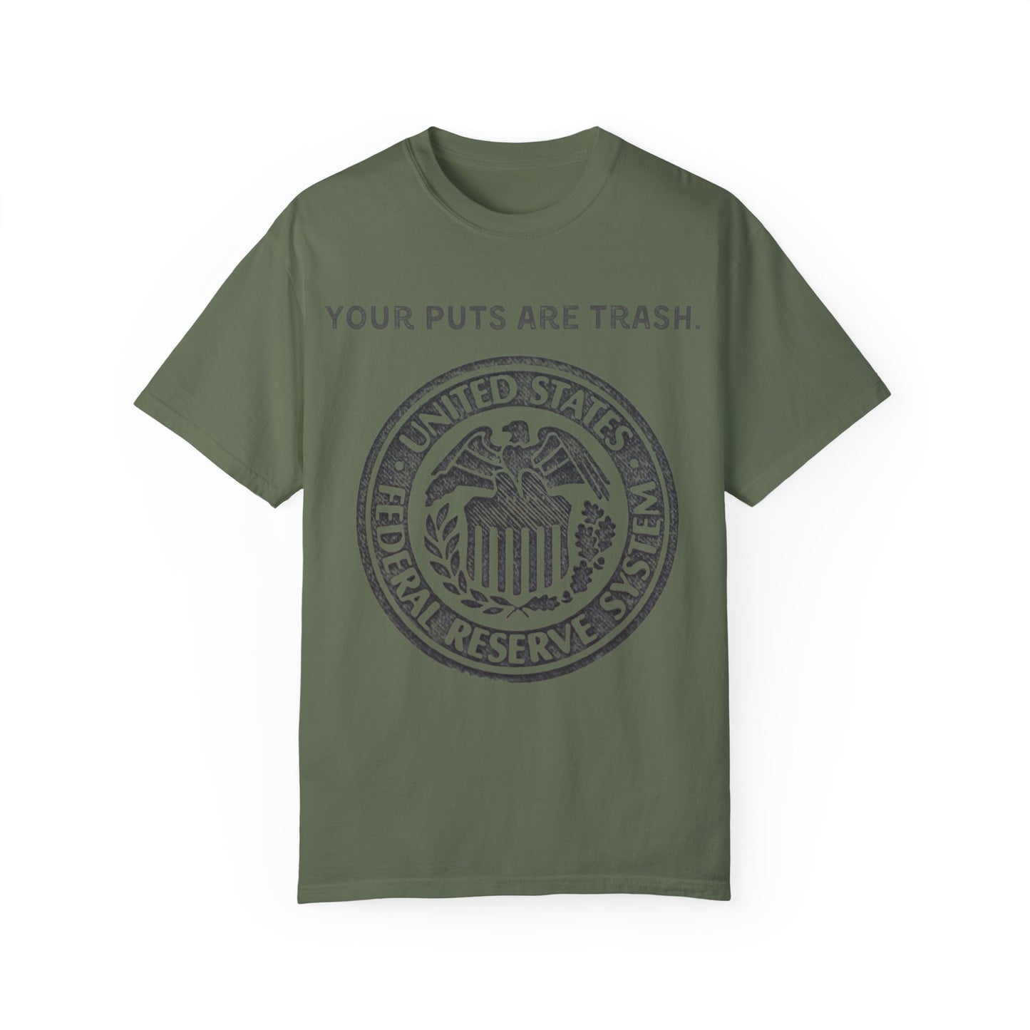 Powell Puts are Trash Unisex Garment-Dyed T-shirt