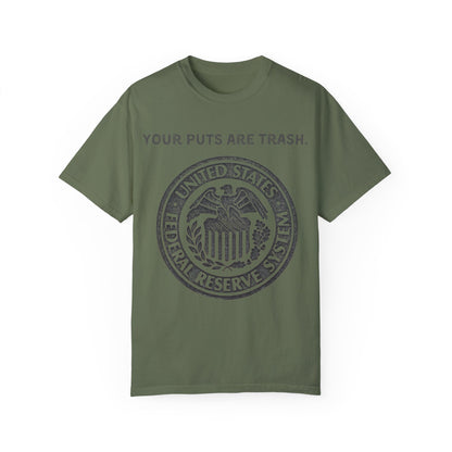 Powell Puts are Trash Unisex Garment-Dyed T-shirt