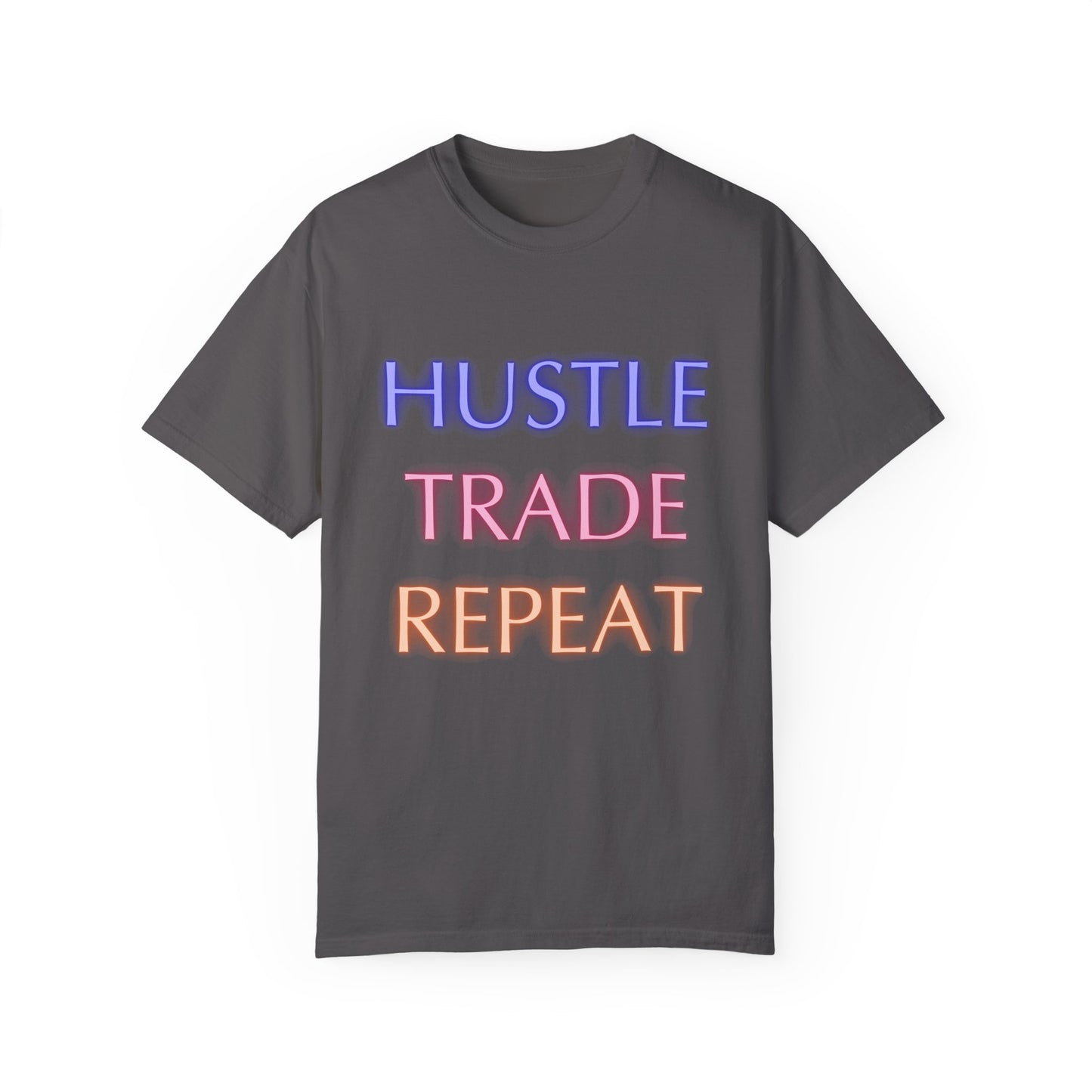 Hustle Trade Repeat Unisex Garment-Dyed T-shirt