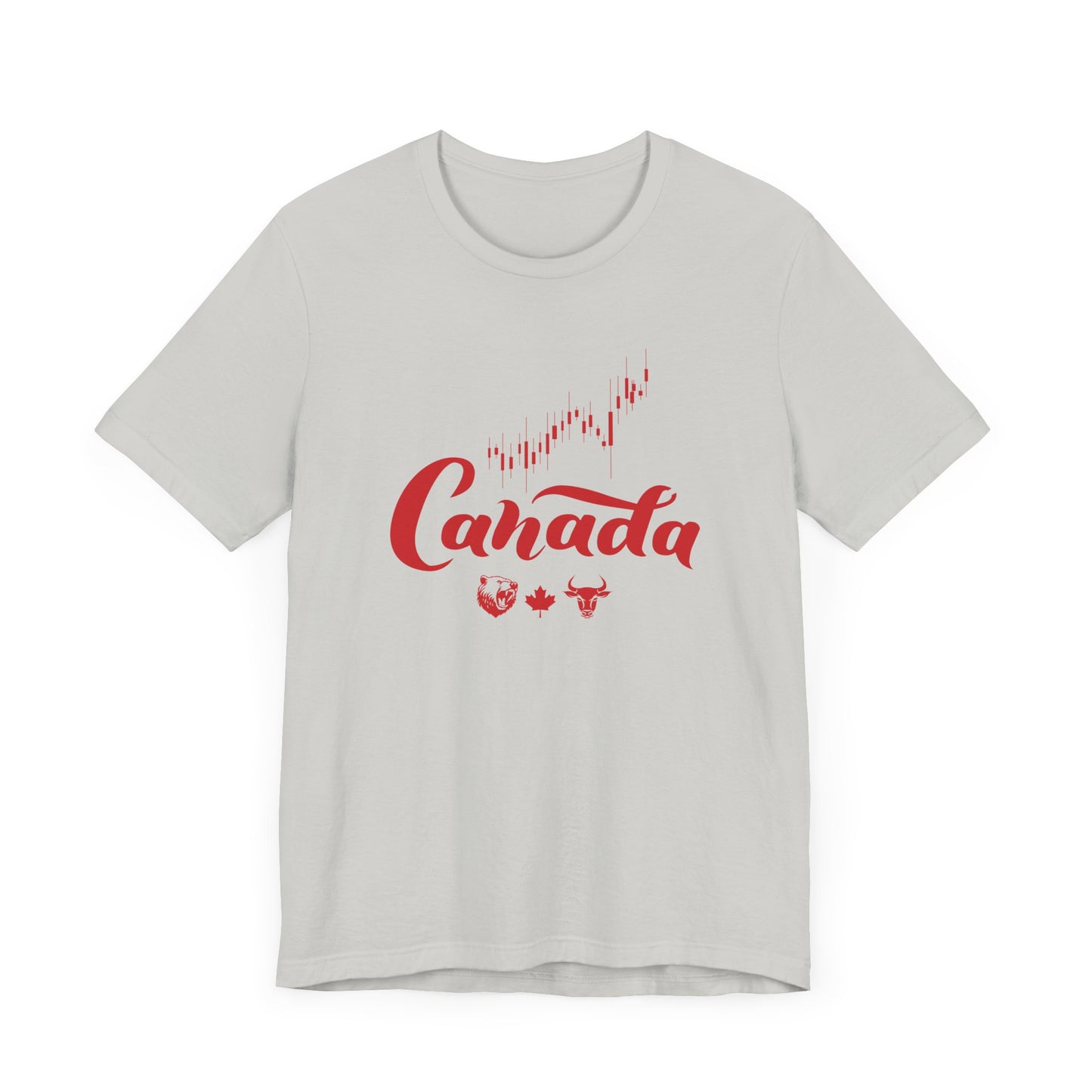 Bear Maple Bull Canada Unisex Jersey Short Sleeve Tee