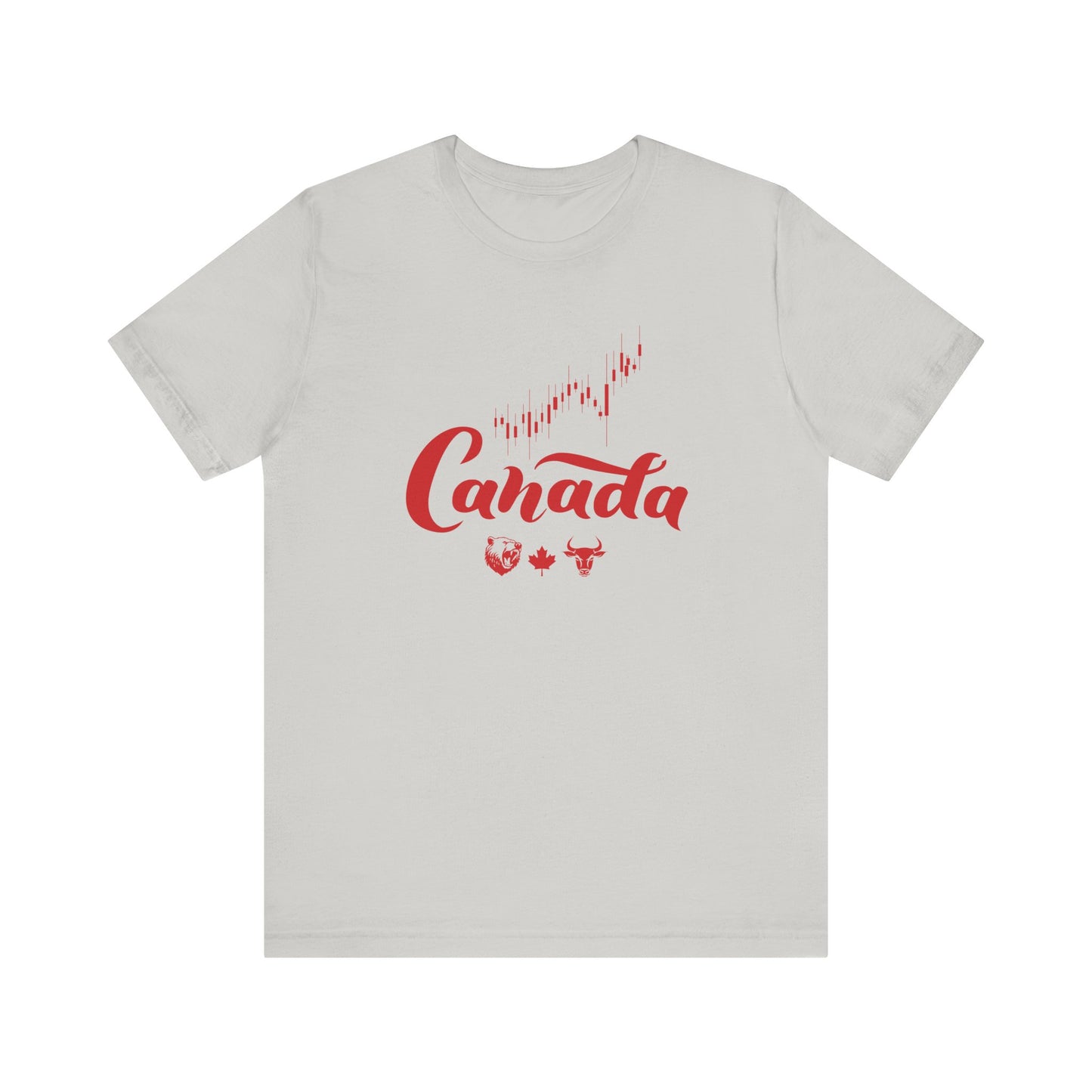 Bear Maple Bull Canada Unisex Jersey Short Sleeve Tee