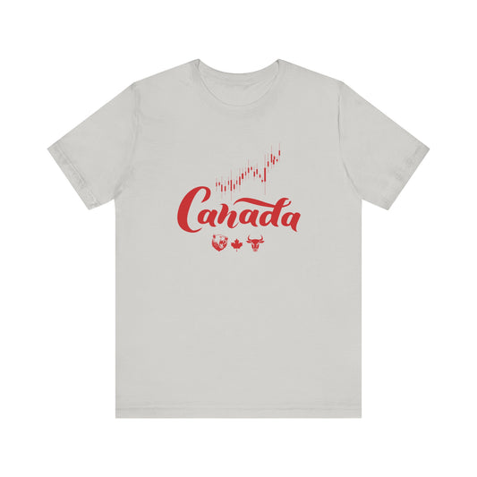 Bear Maple Bull Canada Unisex Jersey Short Sleeve Tee