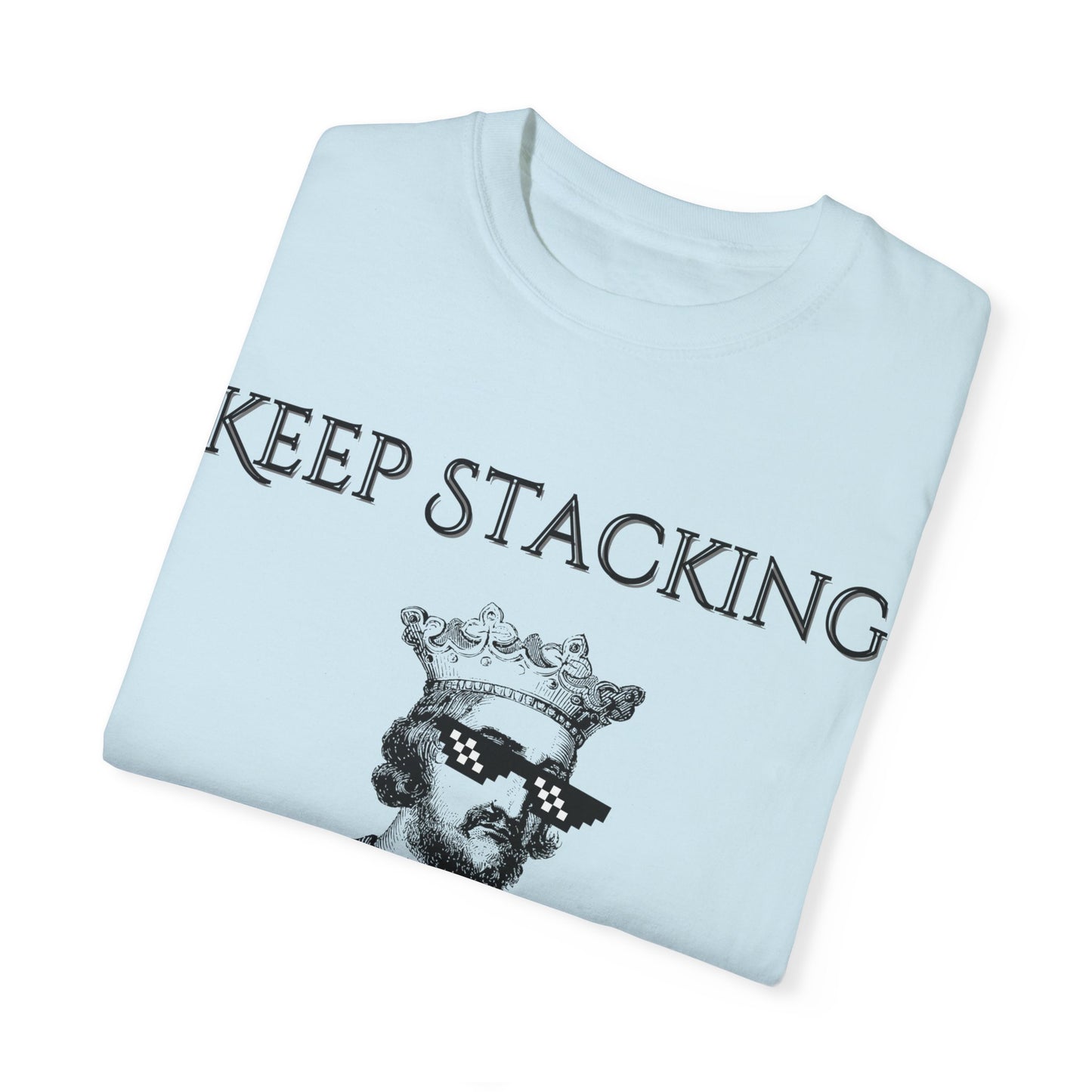 King Henry III Silver Stacker Unisex Garment-Dyed T-shirt