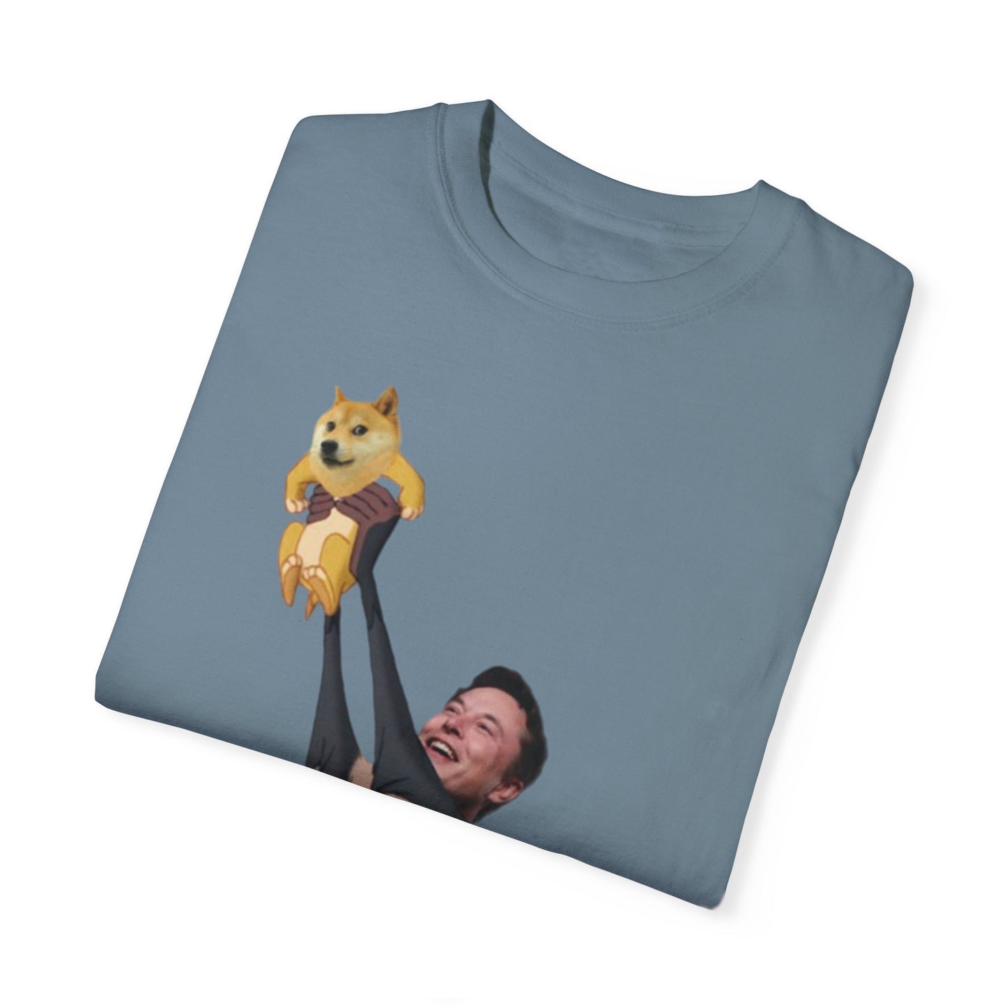 DOGE Musk Meme Unisex Garment-Dyed T-shirt