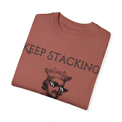 King Henry III Silver Stacker Unisex Garment-Dyed T-shirt