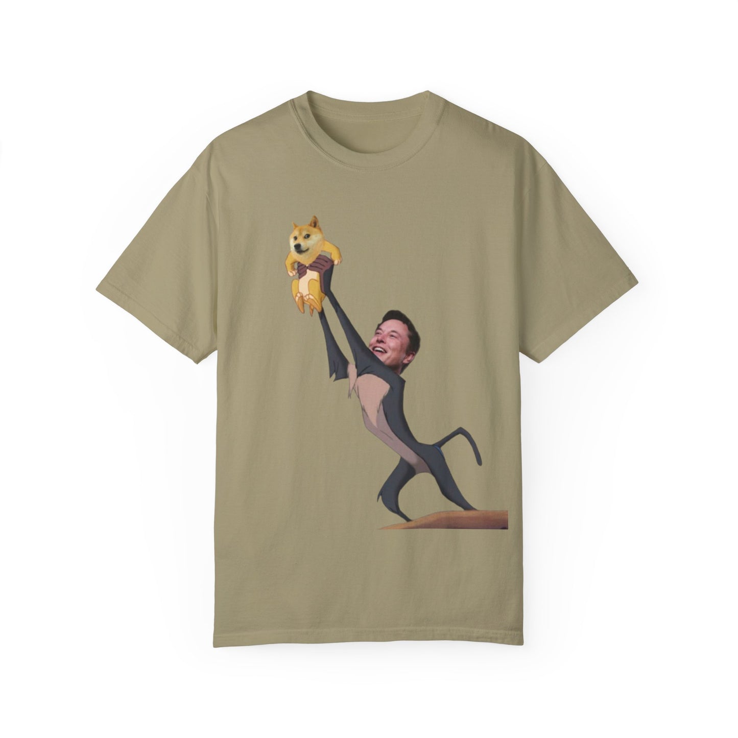 DOGE Musk Meme Unisex Garment-Dyed T-shirt