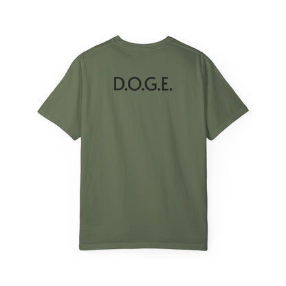 DOGE Musk Meme Unisex Garment-Dyed T-shirt