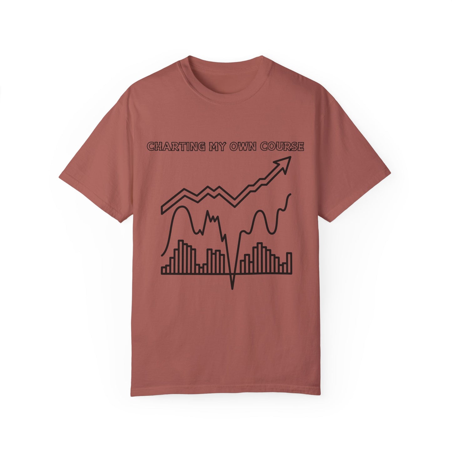 Charting my Own Course Unisex Garment-Dyed T-shirt
